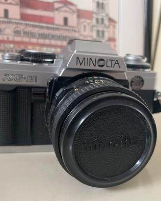 Minolta XG-M + obiettivo MD 50mm f/1.7