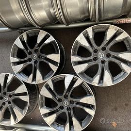 4 - CERCHI IN LEGA OPEL 7,5X18 5X110 ET49 CB 56,6