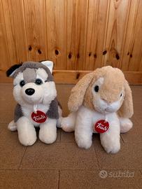 Peluche Trudi di Lupo e Coniglietto