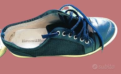 Scarpe uomo casual elegant Hermont&Blaine n42 blu