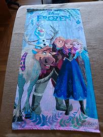 Telo mare piscina Frozen Disney Bambina