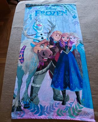 Telo mare piscina Frozen Disney Bambina