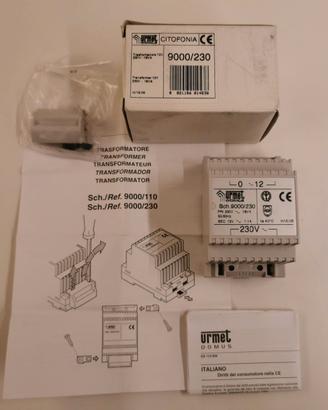 URMET 9000/230 TRASFORMATORE 12v PER CITOFONO