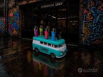 Clipper espositore per accendini stile vintage VW
