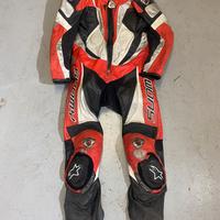 Tuta moto in pelle Suomy