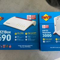 FritzBox 7590 + FritzBox repeater 3000 (mesh wifi)