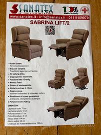 Poltrona Sanatex Modello Sabrina Cardio lift/2