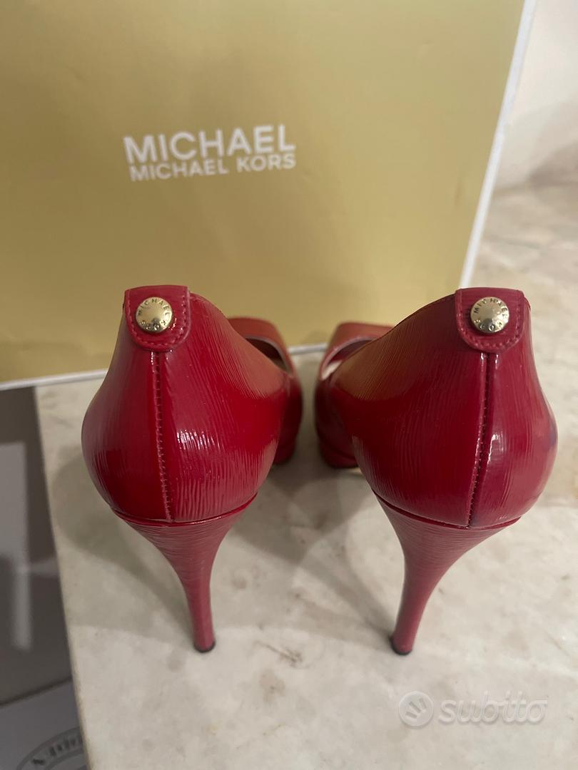 Michael kors 2024 scarpe rosse