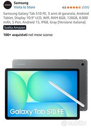 Tablet Samsung. Galaxi Tab S10 FE 