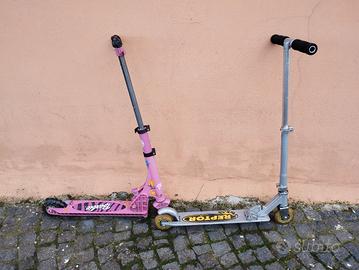 Monopattini per bambini Barbie e Reptor