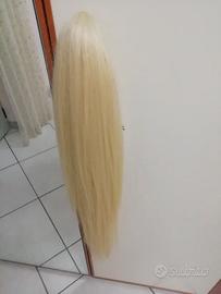 Coda capelli extension a cuffia