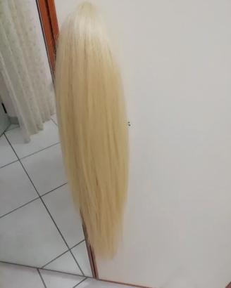Coda capelli extension a cuffia