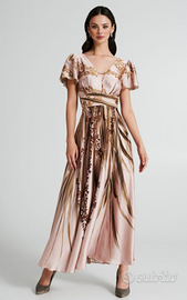 Vestito NUOVO Elegante Cerimonia RINASCIMENTO, -S-