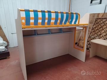 LETTO BLOCCO SOPPALCO PER CAMERETTA 