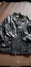 giaccone vintage in pelle Massimo Gori 