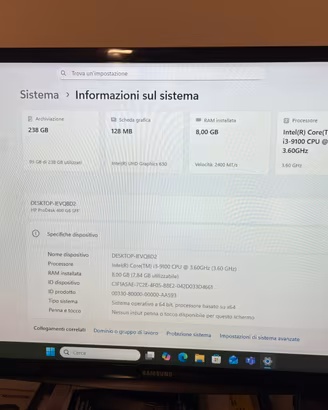 HP PRODESK 400 G6 SFF