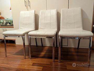 3 sedie dal design moderno