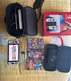 Nintendo switch oled bianca