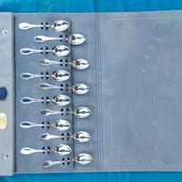 set 12 cucchiaini argento 800/1000