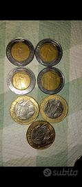monete italiane da 500 e 1000 lire