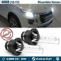 2 Lampadine Xenon D2S per PEUGEOT 4008 6000K 35W