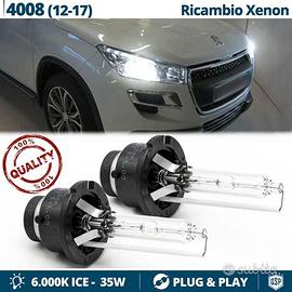 2 Lampadine Xenon D2S per PEUGEOT 4008 6000K 35W