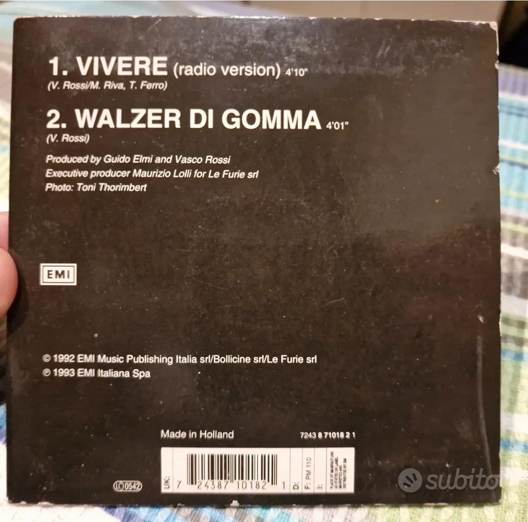 Vasco Rossi Cd Estero VIVERE Cartonato 2 Tracce - Musica e Film In vendita  a Napoli