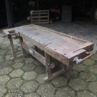 BANCO DA FALEGNAME TAVOLO ANTICO