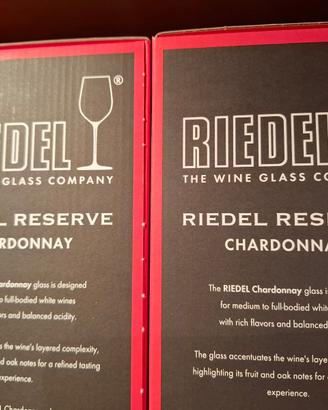 CHARDONNAY  bicchieri Riedel – coppia- in cristall