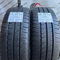 2 PNEUMATICI 215/65 R16C FULDA ESTIVE SEMINUOVE