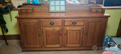 credenza bassa in pino