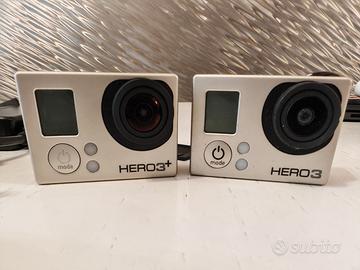 2 GoPro HERO3 / HERO3+  , 2 Batterie, SD, Accssori