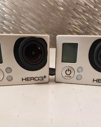2 GoPro HERO3 / HERO3+  , 2 Batterie, SD, Accssori
