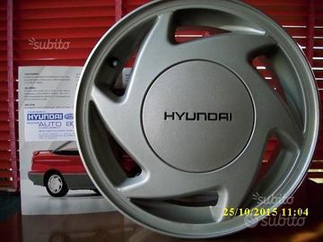 Ruote in lega originali hyundai coupe'