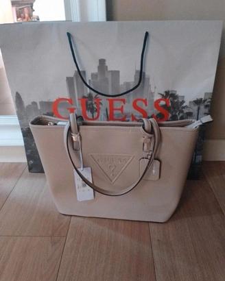 Borsa grande nuova originale Guess no sconti