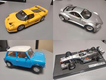 Stock modellini auto in scala 1:18 varie marche