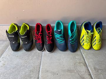 Scarpe da calcio e rugby taglia 34 e 37