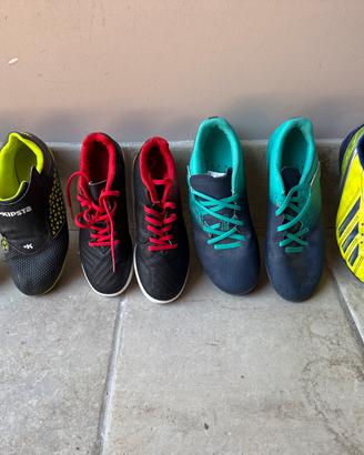 Scarpe da calcio e rugby taglia 34 e 37