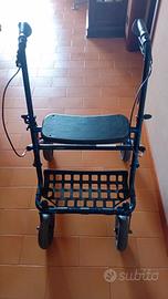 Rollator Deambulatore WIMED 4 Ruote con Cestino e