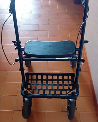 Rollator Deambulatore WIMED 4 Ruote con Cestino e