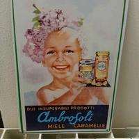 Targa in Metallo Ambrosoli MIELE