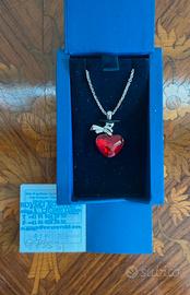 Collana Swarovski cuore rosso