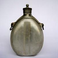 Antica borraccia alluminio militare