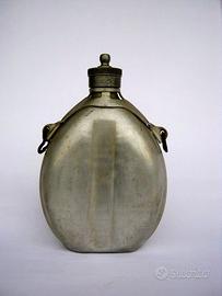 Antica borraccia alluminio militare