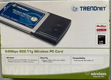 Scheda PC wireless G 54 Mbps