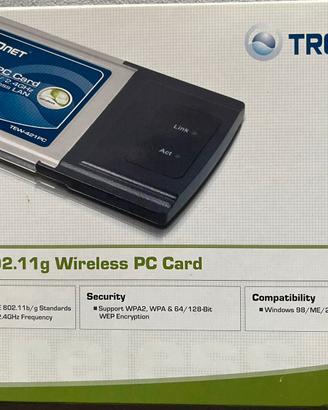 Scheda PC wireless G 54 Mbps
