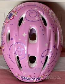 Casco e guanti per bambina da bici o pattinaggio