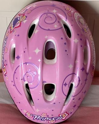 Casco e guanti per bambina da bici o pattinaggio