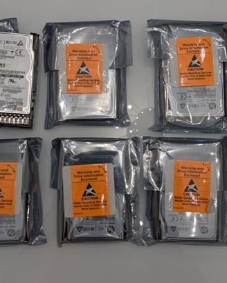 Lotto 9x HDD Server HP/HPE 600GB SAS 10K 