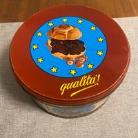 Scatola di Latta Vintage Eurocream - 12 Stelle